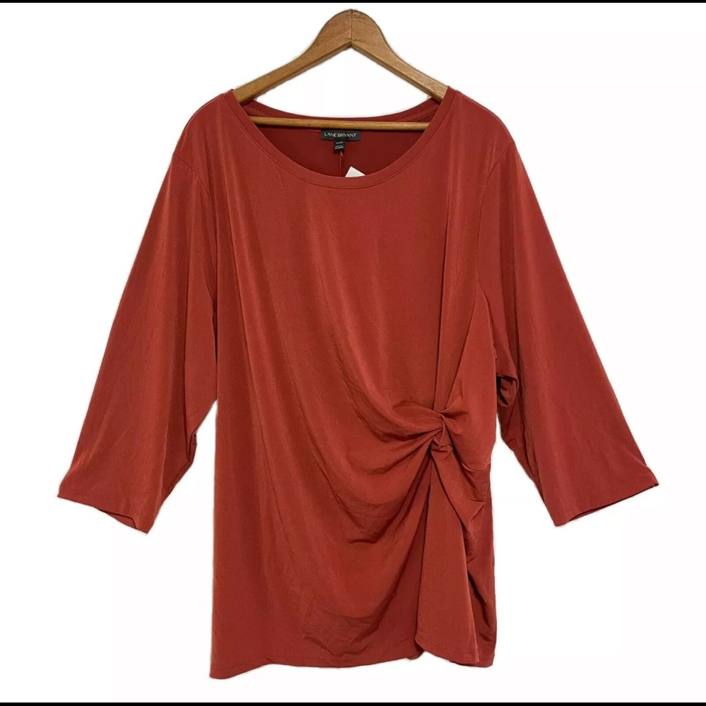 Lane Bryant 3/4 Sleeve Stretch Top Sz 22/24